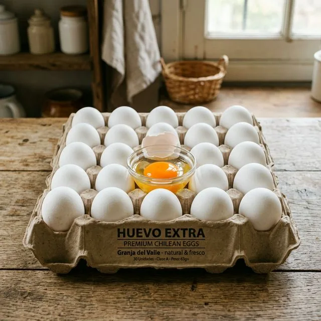 Huevos extra blancos
